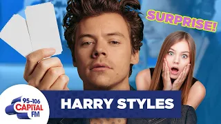 Harry Styles Surprises Super Fan With Tickets To See Him Live 🎟 | FULL INTERVIEW | Capital