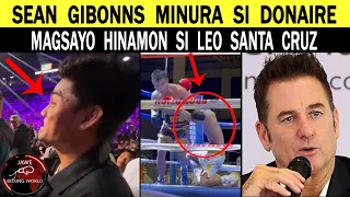 Sean Gibbons Minura Si Donaire, Magsayo Hinamon Si Leo Santa Cruz Sa Event, Taduran Bagsak 2x