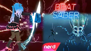 [Beat Saber] NerdOut - Diving In Too Deep [Full Body Tracking] Wallmap | Full Combo | Expert SS