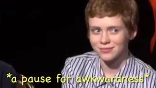 It Chapter 2 cast very awkward interview(Funny)