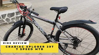 Cradiac Xplorer 29T 7 Speed MTB | Best Cycle under 13k? | Ride Review