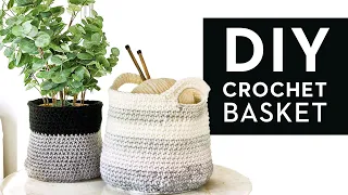 DIY Crochet Basket For Beginner's | Stitch Club | Good Housekeeping