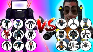 Skibidi Toilet Rank Up Tournament Brawl Stars Titans Team VS Cameraman in Garry's Mod!