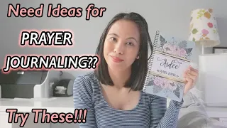 PRAYER JOURNALING PROMPTS FOR BEGINNERS | Simple Prayer Journal DIY Setup and Ideas | Bible Crafts