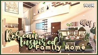 Bloxburg Korean Inspired Family Home Speedbuild