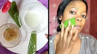 HOW TO USE ALOE VERA WITH THIS TO CLEAR AN GLOW YOUR SKIN