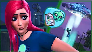 Getting abducted by my extra-terrestrial boyfriend for the Alien scenario! // Sims 4 scenarios