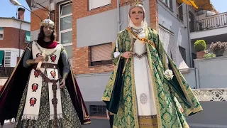 Gegants de Montcada i Reixac a la Trobada Comarcal del Vallès 2022