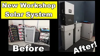 Rebuilding my Workshop Offgrid Solar System and New Workshop Updates