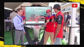 Carlos Sainz meets Carlos Sainz #carlossainz #ferrarif1 #formula1