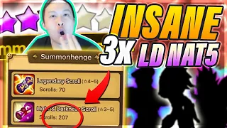 Saved For YEARS & Gets 3 LD Nat 5s?! - 207 LD + 70 Legendary Scrolls!
