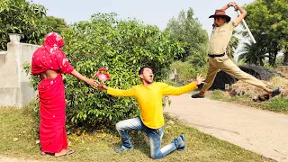 TRY TO NOT LAUGH CHALLENGE Must watch new funny video 2021by fun sins village boy comedy video।ep127