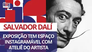 Exposição "Desafio Salvador Dalí" tem espaço instagramável com reconstituição do ateliê do artista