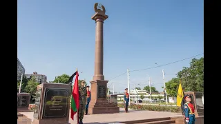 Президентский венок опущен к стеле «Город воинской славы» г. Бендеры