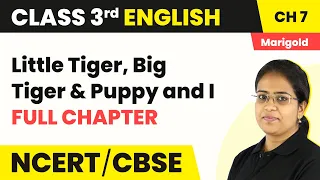 Class 3 English Chapter 7 | Little Tiger, Big Tiger & Puppy and I-Full Chapter Explanation&Worksheet