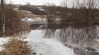 Паводок в Ромодановском районе отрезал от большой земли несколько жилых домов