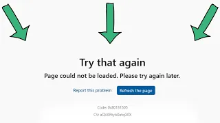 Fix try that again page could not be loaded please try again later in microsoft store windows 11/10