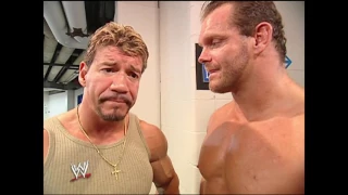 Heidenreich, Chris Benoit and Eddie Guerrero backstage: SmackDown, June 9, 2005