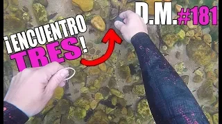 Buceo en EL RÍO DE LOS TESOROS y ¡¡ENCUENTRO TRES!! - Detección Metálica 181