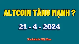 Phân Tích Bitcoin Ngày 21-4-2024 - ALTCOIN TĂNG MẠNH ? - Blockchain Việt Nam