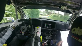 Rallye de Mézidon 2024 ES4 Pouderoux / Lemaitre DS3 R5