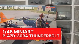 MiniArt 1/48 P-47D-30RA Thunderbolt 48029: A look inside the box