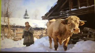 Зима на Руси: Чем крестьяне занимались в деревнях в мороз и стужу?