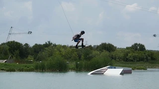 Backside 720 - Switch - Kicker - Cable Wakeboarding - JB ONeill