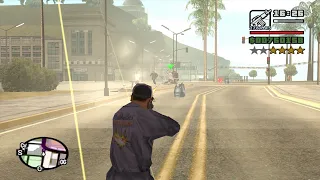 Turf Wars (Gang Wars) with a 4 Star Wanted Level - GTA San Andreas