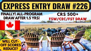 Express Entry Draw #226 For Canada PR | All-Program Draw | Canada PR Process 2022 | Dream Canada