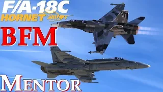DCS: F/A-18C Hornet Basic Fighter Maneuvers Mentoring!