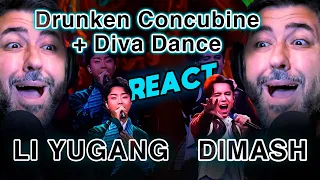 (REACT) a DIMASH & Li Yugang - Drunken Concubine + Diva Dance | Análise Vocal por Rafa Barreiros