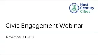 Civic Engagement Webinar