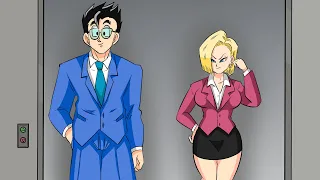 Elevator Sparks Fly ❤️ (DBZ Parody)