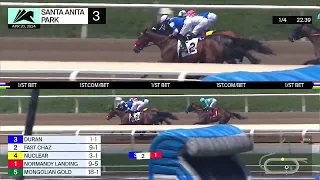 Normandy Landing wins Race 3 on Saturday, April 20 at Santa Anita Park