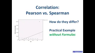 Correlation: Pearson vs. Spearman