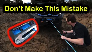 DON'T use your winch before watching this! How to correctly RE-SPOOL winch rope