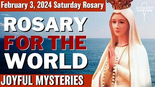 Saturday Healing Rosary for the World February 3, 2024 Joyful Mysteries of the Rosary