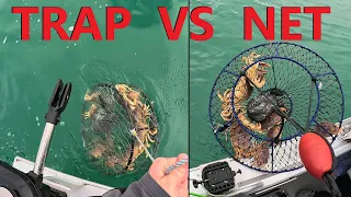 Crab Trap VS Hoop Net! Which WINS??