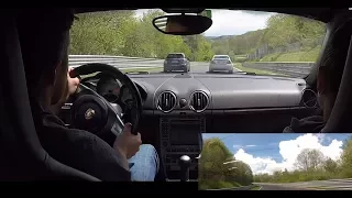 Mini Cooper JCW GP and Porsche Cayman S @ Nürburgring Nordschleife