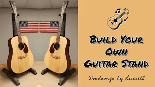 Build Your Own GUITAR STAND | How to Make a Wooden Guitar Stand | Woodworking