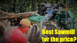 Woodland Mills Sawmill - Build & Review! HM126 Woodlander XL - Sawing with Josh! Portable Saw Mill!