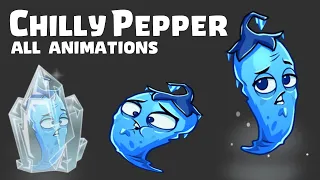 Chilly Pepper All Animations Showcase | Plants vs Zombies 2 10.1.1