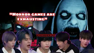 a chaotic horror game play by TXT