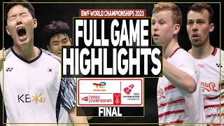 Kang/Seo (KOR) vs Astrup/Rasmussen (DEN) Badminton World Championships 2023 | FINAL