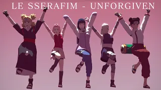 LE SSERAFIM - UNFORGIVEN - Temari*Sakura*Hinata*Ino*TenTen | Naruto MMD