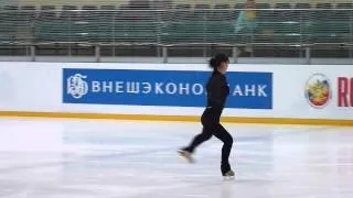 Alena Leonova, SP at practice (step sequence) 04.09.2013