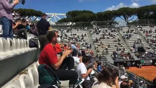 Tennis, cori e applausi: al Foro Italico è tornato il pubblico