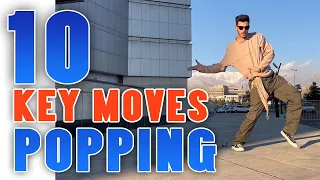 10 KEY POPPING BASIC MOVES | #Popping_tutorial | Alireza sonic