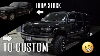 From STOCK to CUSTOM! Full Suburban Transformation